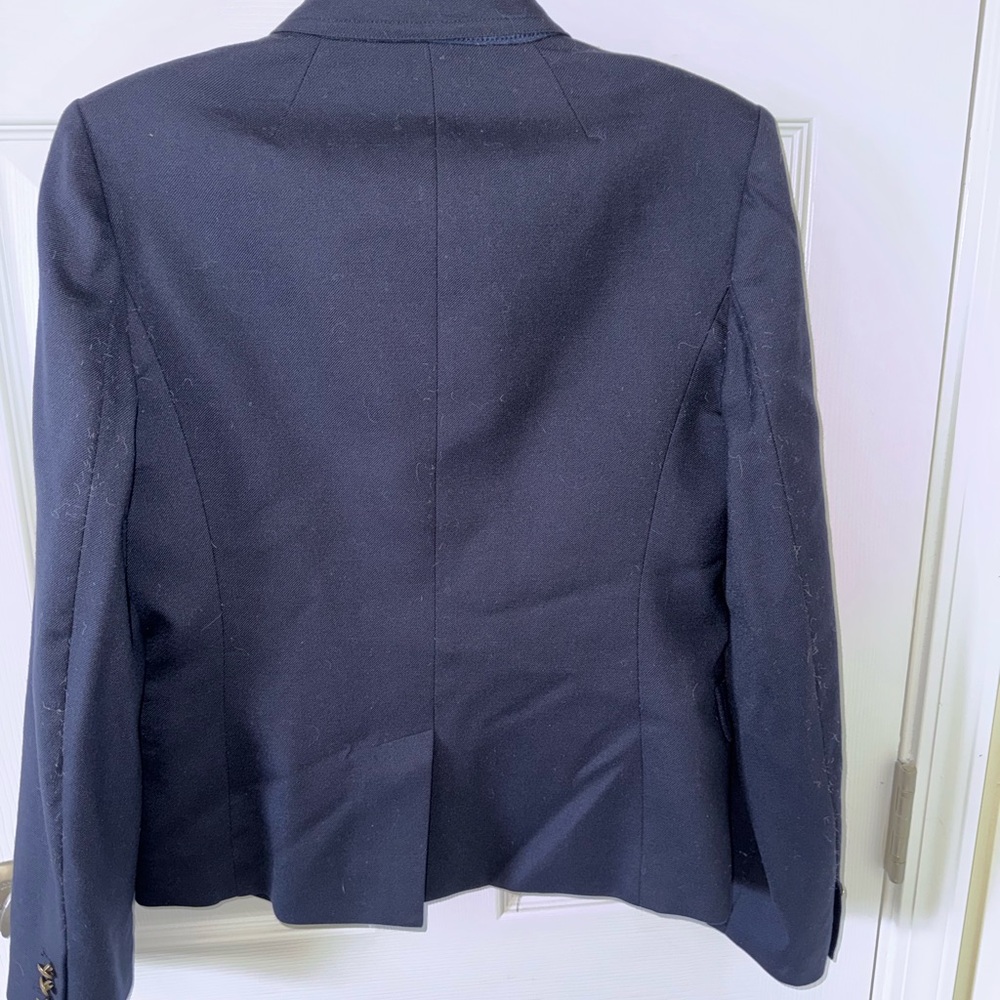 J. Crew Midnight Blue Blazer with Brass Accents - Picture 2 of 3